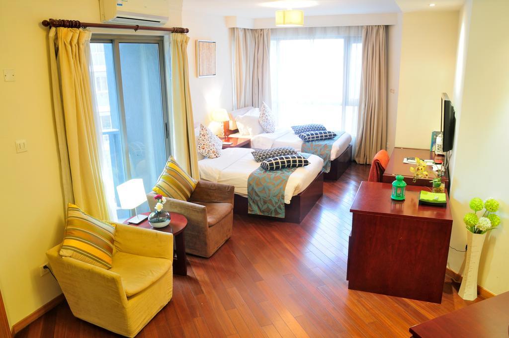 Shanghai Kingland Serviced Apartment Екстериор снимка